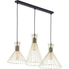 Sahara III gold wire pendant lamp TK Lighting