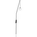 Zoom LED black designer wall lamp Maxlight