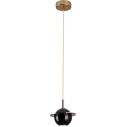 Hanging Ball Lamp Glamour Uranos LED Black MaxLight