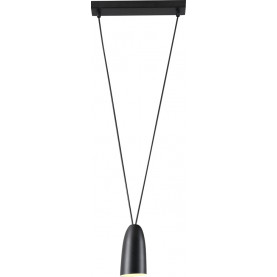 Sistema 12 black pendant lamp Maxlight