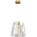 Elegancka Lampa wisząca glamour Seda 31 LED złota MaxLight do salonu i jadalni.