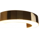Stylowy Kinkiet glamour/nowoczesny Lotus LED złoty MaxLight do salonu, sypialni i przedpokoju.