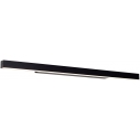 Kinkiet łazienkowy podłużny ściemnialny Linear 113 LED czarny MaxLight nad lustro w łazience.