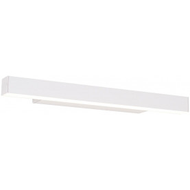 Kinkiet łazienkowy podłużny ściemnialny Linear 57 LED biały MaxLight nad lustro w łazience.