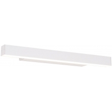 Kinkiet łazienkowy podłużny ściemnialny Linear 57 LED biały MaxLight nad lustro w łazience.