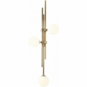 Harmony III white&gold glamour glass balls wall lamp Aldex