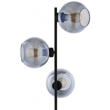 Nowoczesna Lampa podłogowa szklane kule Cubus Graphite III Grafitowa TK Lighting do salonu, sypialni i poczekalni.