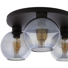 Nowoczesna Lampa sufitowa szklane kule Cubus Graphite Grafitowa TK Lighting do kuchni i salonu.
