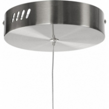 Stylowa Lampa wisząca okrągła nowoczesna Circle 40 LED nikiel szczotkowany Step Into Design do salonu i jadalni