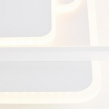 Stylowy Plafon nowoczesny kwadratowy Geron LED 31 biały Brilliant do sypialni i przedpokoju