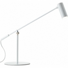 Funkcjonalna Lampa biurkowa kreślarska Soeren LED biały mat Brilliant do gabinetu i na biurko dziecięce