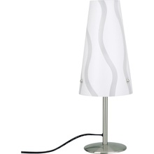 Lampa stołowa klasyczna Isi Biała Brilliant do salonu i sypialni.