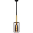 Nowoczesna lampa wisząca szklana Joanet 22 szkło dymione Lucide