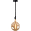 Jova black "bulb" pendant lamp Lucide