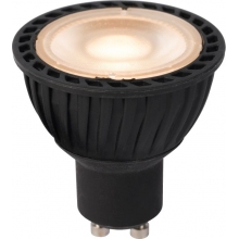LED bulb GU10 5W black dimmable bulb Lucide