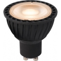 LED bulb GU10 5W black dimmable bulb Lucide
