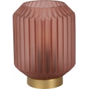 Sueno pink&brass glass table lamp Lucide