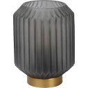 Sueno grey&brass glass table lamp Lucide