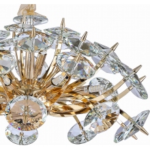 Stylowa Lampa wisząca kryształowa glamour Almondi 65 złota Auhilon do kuchni i sypialni
