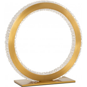 Glamour Table Lamp with Crystals Nolion LED Brass/Gold