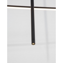 Stylowa Lampa wisząca minimalistyczna Terral 110 LED czarny piaskowy do kuchni i sypialni
