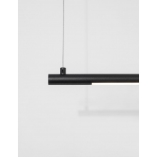 Stylowa Lampa wisząca podłużna minimalistyczna Terral 120 LED czarny piaskowy do kuchni i sypialni