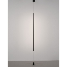 Stylowa Lampa wisząca - podłogowa tuba Terral II LED czarny piaskowy do kuchni i sypialni
