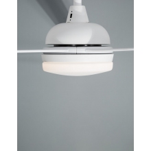 Modna Lampa sufitowa/wiatrak Low 152 LED biały mat do salonu i jadalni