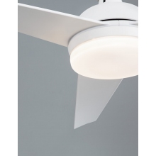 Modna Lampa sufitowa/wiatrak Low 152 LED biały mat do salonu i jadalni
