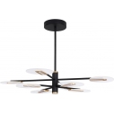 Tengio 89 LED black&gold modern semi flush ceiling lamp