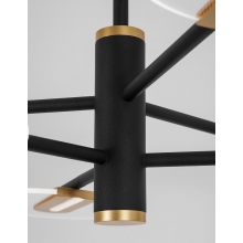 Modna Lampa sufitowa nowoczesna Tengio 79 LED czarny/złoty do salonu i jadalni