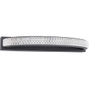Wall lamp with crystals Grosse 35 LED black sand