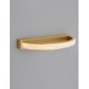 Glamour wall lamp with crystals Grosse 35 LED matte gold