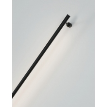 Stylowy Kinkiet minimalistyczny Spiros 120 LED czarny piaskowy do przedpokoju
