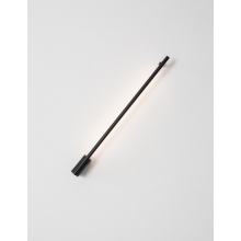 Stylowy Kinkiet minimalistyczny Spiros II 60 LED czarny piaskowy do przedpokoju