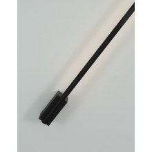 Stylowy Kinkiet minimalistyczny Spiros II 120 LED czarny piaskowy do przedpokoju