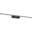 Viano 96 LED black linear bathroom wall lamp