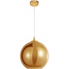 Stylowa Lampa wisząca szklana kula Lavizzo 25 złota do salonu i jadalni