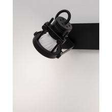 Kierunkowy Reflektor sufitowy 4 punktowy Valso IV LED czarny do przedpokoju i kuchni