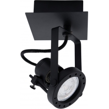Regulowany Reflektor sufitowy kierunkowy Valso I LED czarny do przedpokoju i kuchni