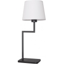 Bonso white&black sand table lamp with lampshade