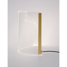 Dekoracyjna Lampa stołowa nowoczesna Dermino LED złota do sypialni i salonu