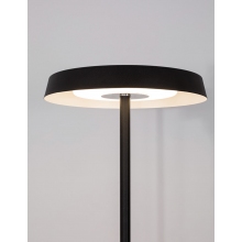 Modna Lampa podłogowa nowoczesna Tipio LED czarna do salonu i czytania