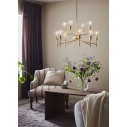 Antique Regent 70 Gold-Plated Pendant Lamp by Markslojd