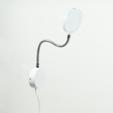 Kinkiet nowoczesny z włącznikiem Flex LED Biały Markslojd do sypialni, salonu i przedpokoju.