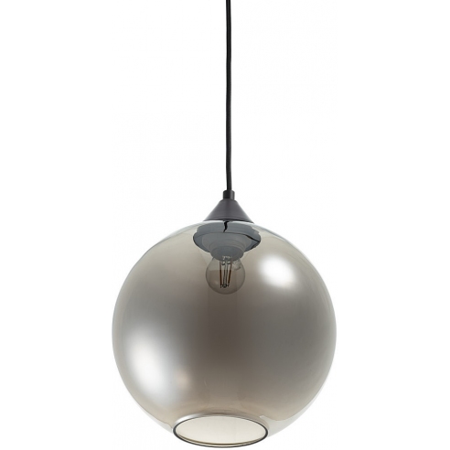 Designerska Lampa wisząca szklana kula Love Bomb 25 Szara Step Into Design do salonu, kuchni i holu.