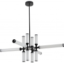 Lampa wisząca szklana designerska Quadro LED Czarno-Biała Step Into Design do salonu, kuchni i holu.