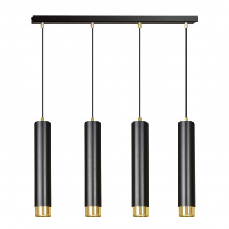 Kibo IV black&gold tubes pendant lamp Emibig