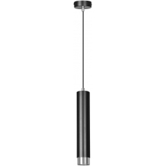 Kibo 8 black&chrome tube pendant lamp Emibig