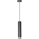 Kibo 8 black&chrome tube pendant lamp Emibig